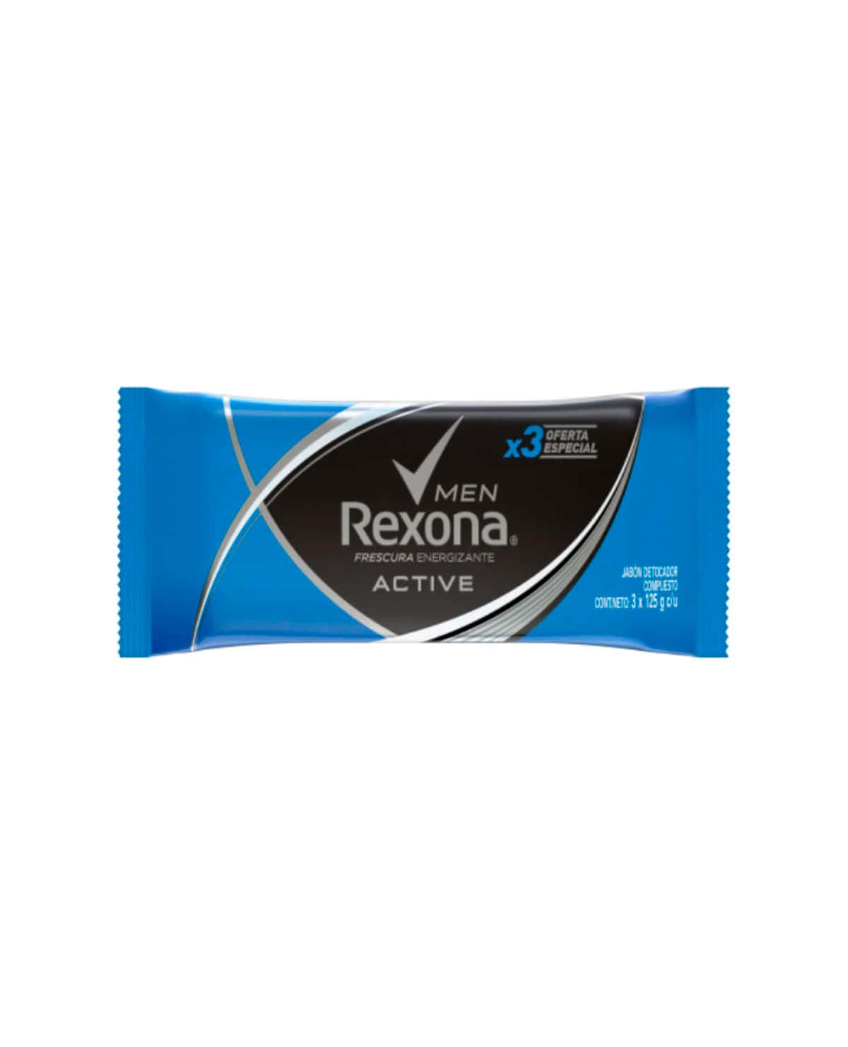Jabón de Tocador Rexona Active 3 x 125 Gr
